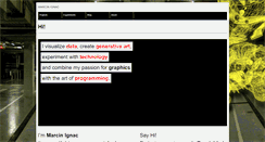 Desktop Screenshot of marcinignac.com